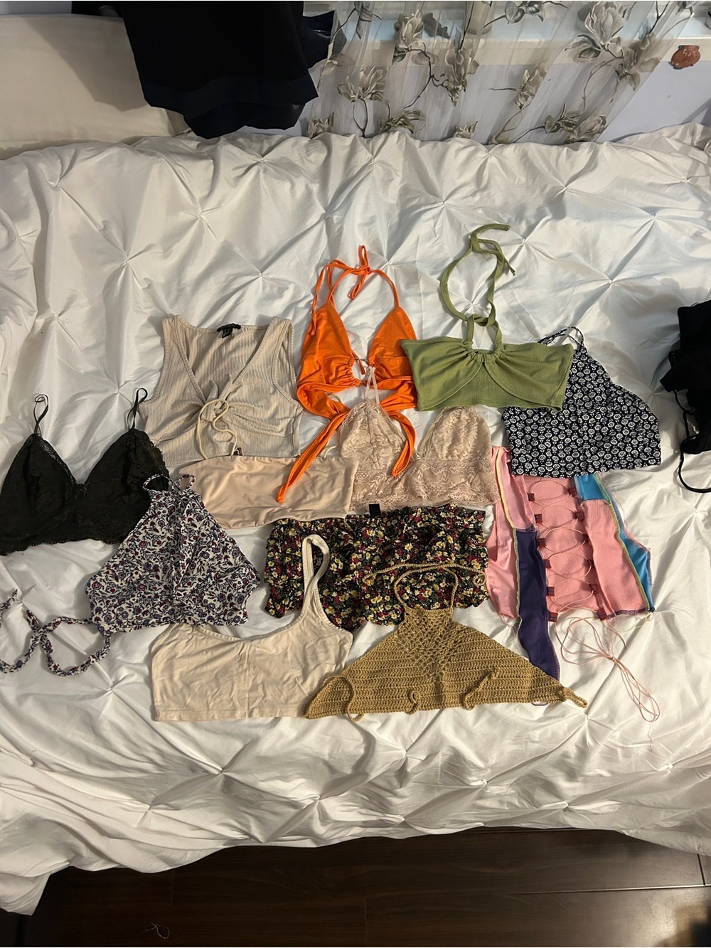Women’s Crop Top Bralette Shirt Bundle